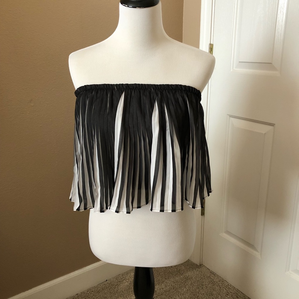 Strapless top!